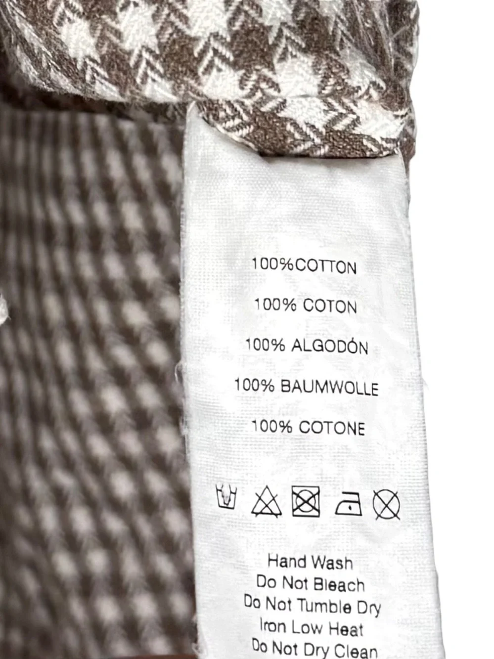 Rita Row Size M 100% Cotton Jannie Checkered Garment Long Button Flannel Shirt